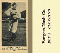1916 Burgess-Nash Co. #197 Pep Young Baseball Card