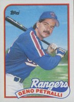 1989 Topps #137 Geno Petralli Baseball Card
