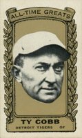 1963 Bazooka All-Time Greats #35 Ty Cobb Silver Baseball Card