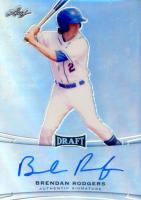 2015 Leaf Metal Draft Autographs #BR1 Brendan Rodgers Baseball Card