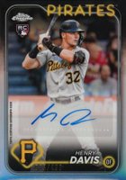 2024 Topps Chrome Update Chrome Baseball Update Series Autographs #ACHD Henry Davis Refractor Baseball Card