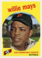 1997 Topps Willie Mays #11 Willie Mays 1959 Topps Baseball Card