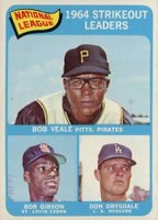 1965 O-Pee-Chee #12 N.L. Strikeout Leaders Baseball Card