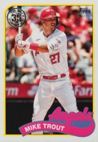 2024 Topps 1989 Topps Baseball #89B2-50 Mike Trout Series 2 Baseball Card