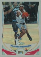 2004 Topps Chrome #1 Allen Iverson Refractor Basketball Card
