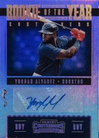 2020 Panini Contenders Roy Contenders Autographs #ROYYA Yordan Alvarez Championship 1/1 Baseball Card