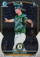 2023 Bowman Chrome Prospects #BCP5 Daniel Susac Baseball Card