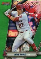 2019 Bowman's Best  #1 Mike Trout Green Refractor Baseball Card