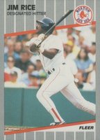 1989 Score #85 Jim Rice Baseball Card
