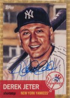 2019 Topps Transcendent 1953 Superfractor Autographs 1/1 #DJ Derek Jeter Baseball Card