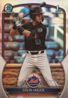 2023 Bowman Draft #BDC175 Colin Houck Chrome-Refractor Baseball Card