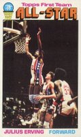 1976 Topps #127 Julius Erving All-Star Basketball Card