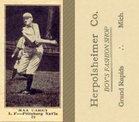 1916 Herpolsheimer Co. #28 Max Carey Baseball Card