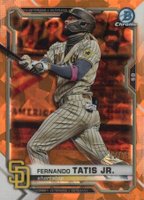 2021 Bowman Chrome Sapphire Edition #20 Fernando Tatis Jr. Orange Baseball Card