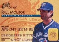 1995 Studio #10 Paul Molitor Gold Baseball Card