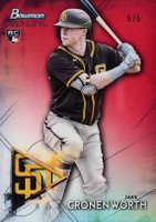 2021 Bowman Sterling #BSR96 Jake Cronenworth Red Refractor Baseball Card