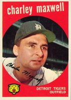 1959 Topps #481 Charley Maxwell Baseball Card
