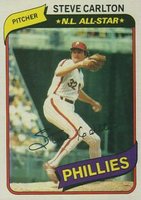 1980 Topps #210 Steve Carlton Baseball Card