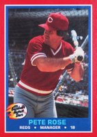1987 Fleer Hottest Stars #32 Pete Rose Baseball Card