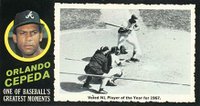 1971 Topps Greatest Moments #26 Orlando Cepeda Baseball Card