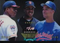 1995 Donruss Dominators #7 Albert Belle/Barry Bonds/Moises Alou Baseball Card