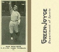 1916 Green-Joyce #15 Bob Bescher Baseball Card