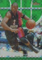 2005 Finest #96 Dwyane Wade Green X-Fractor Basketball Card