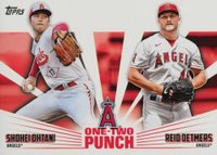 2023 Topps One-Two Punch #12P23 Reid Detmers/Shohei Ohtani Baseball Card
