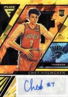 2022 Panini Flux Rookie Signatures #FRSCHG Chet Holmgren Gold Cracked Ice Basketball Card