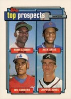 1992 Topps #551 Top Prospects Shortstops Baseball Card