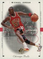 1998 SP Authentic #4 Michael Jordan Basketball Card