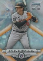 2023 Bowman Sterling #BSR50 Adley Rutschman Refractor Baseball Card