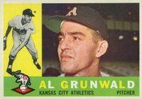 1960 Topps #427 Al Grunwald Baseball Card