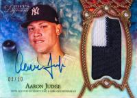 2022 Topps Dynasty Autographed Patch #DAPAJ5 Aaron Judge Baseball Card