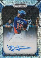 2019 Panini Prizm Draft Picks Autograph #10 Riley Greene Mojo Prizm Baseball Card