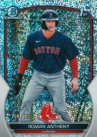 2023 Bowman Chrome Prospects #BCP71 Roman Anthony Speckle Refractor Baseball Card