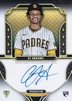 2022 Topps Triple Threads Rookie Autographs #RACA CJ Abrams Baseball Card