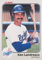 1983 Fleer #210 Ken Landreaux Baseball Card