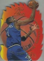 1996 Flair Showcase Hot Shots #4 Anfernee Hardaway Basketball Card