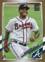 2021 Topps #187 Cristian Pache Gold Foil Baseball Card