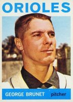 1964 Topps #322 George Brunet Baseball Card