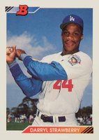 1992 Bowman #40 Darryl Strawberry Baseball Card