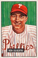 1951 Bowman #256 Ken Silvestri Baseball Card