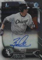 2016 Bowman Draft Chrome Draft Picks Autographs #CDAZC Zack Collins Baseball Card