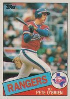 1985 Topps #196 Pete O'Brien Baseball Card