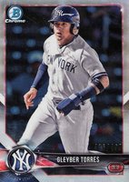 2018 Bowman Prospects Chrome #100 Gleyber Torres Refractor Baseball Card