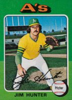 1975 Topps Mini #230 Jim Hunter Baseball Card