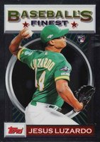 2020 Finest Flashbacks #187 Jesus Luzardo Baseball Card