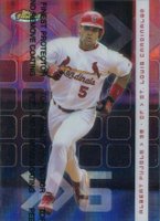 2002 Finest #35 Albert Pujols Xfractor Protector Baseball Card