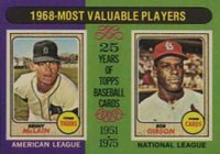 1975 Topps #206 1968 MVP's Baseball Card